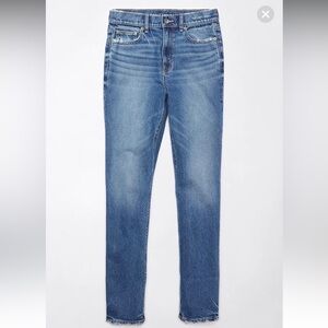 American eagle straight mom jean